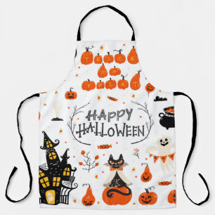 Tablier Eléments de design Halloween. Cliparts d'Hallowee