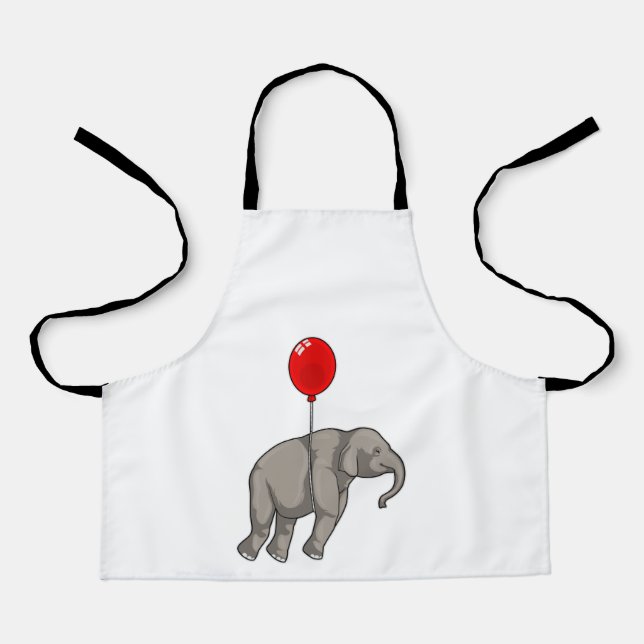 Tablier Eléphant avec ballon (Recto)