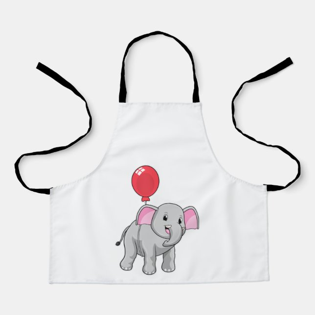 Tablier Eléphant avec ballon (Recto)