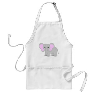 Tablier Éléphant mignon de bébé