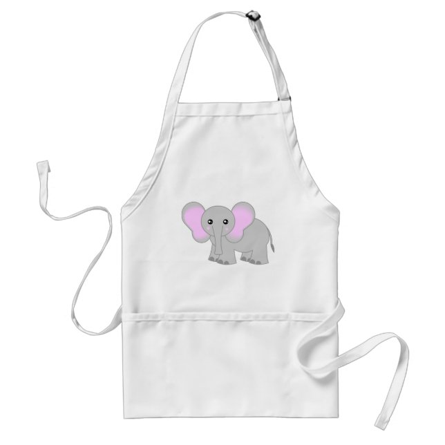 Tablier Éléphant mignon de bébé (Devant)