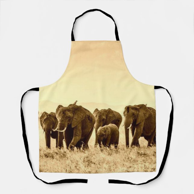 Tablier éléphant vintage (Recto)