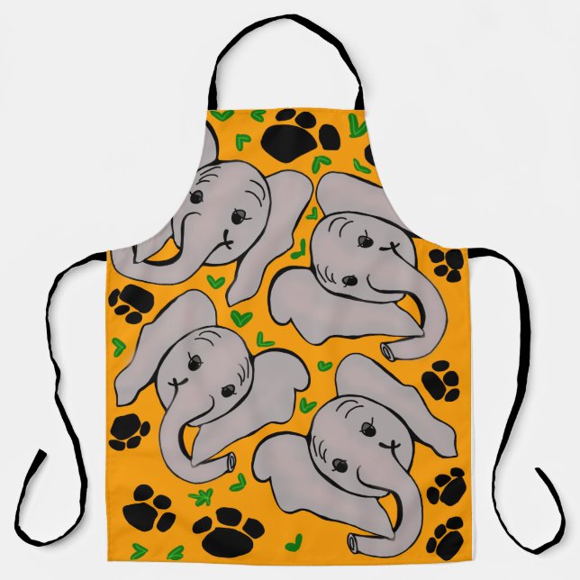 Tablier éléphants (Recto)
