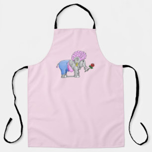 Tablier Éléphants Joyeuse Saint-Valentin