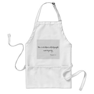 Tablier Elle est vêtue avec force et dignité - Apron