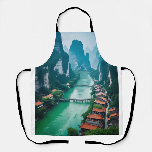 Tablier Emerald River Valley - Le calme culinaire dans cha (Recto)