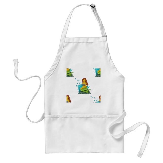 Tablier emoji mermaid (Devant)