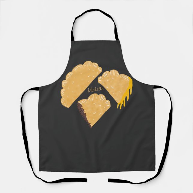 Tablier Empanada Viande Fromage qui dégouline Dessin à la  (Recto)