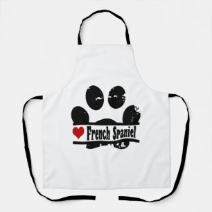 Tablier Empreinte de patte français espagnol chien