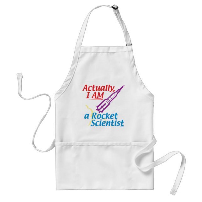 Tablier En fait, JE SUIS un scientifique de Rocket (Devant)