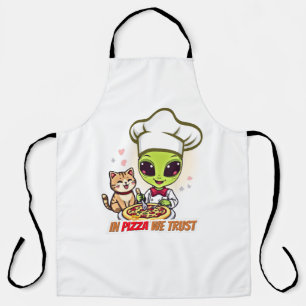 Tablier En Pizza Nous Faisons Confiance à l'Art du Chef Al