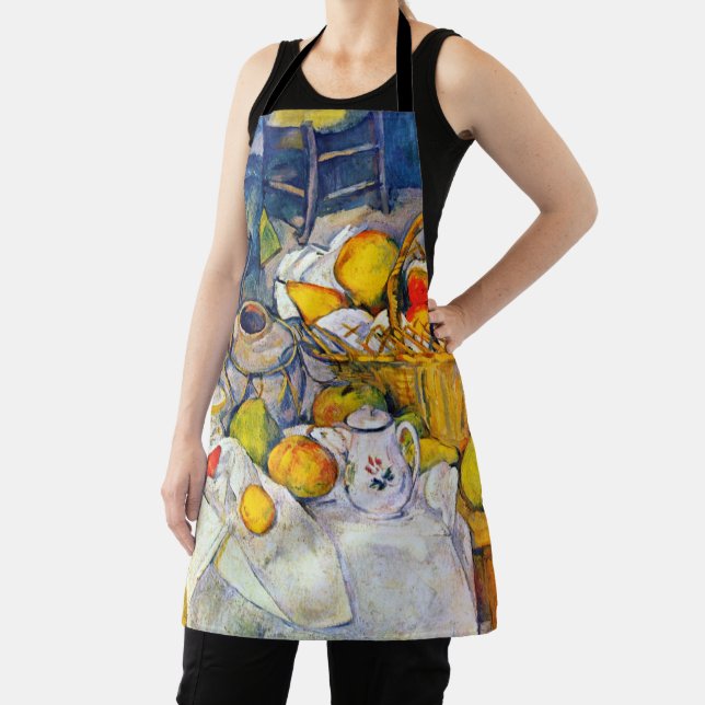 Tablier Encore la vie avec panier de fruits, Paul Cezanne (Insitu)