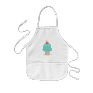 Tablier Enfant Aéron pour enfants/Conne de crème glacée mignonne