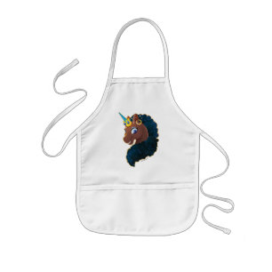 Tablier Enfant Afro Unicorn   Magique