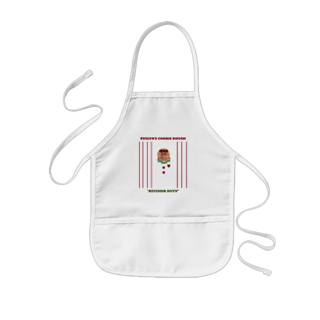 Tablier Enfant "Aide de vacances" (pour elle) Apron pour enfants (Devant)