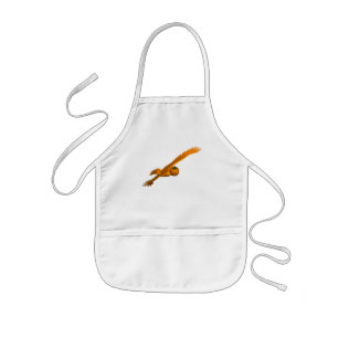Tablier Enfant Aigle orange