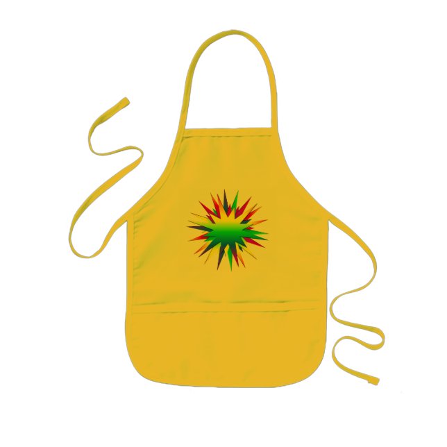 Tablier Enfant Aire Rainbow Burst - choisir style et couleur (Devant)