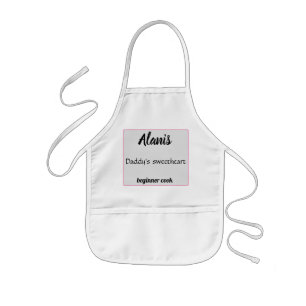 Tablier Enfant Alanis chouchou de papa cuisinier débutant