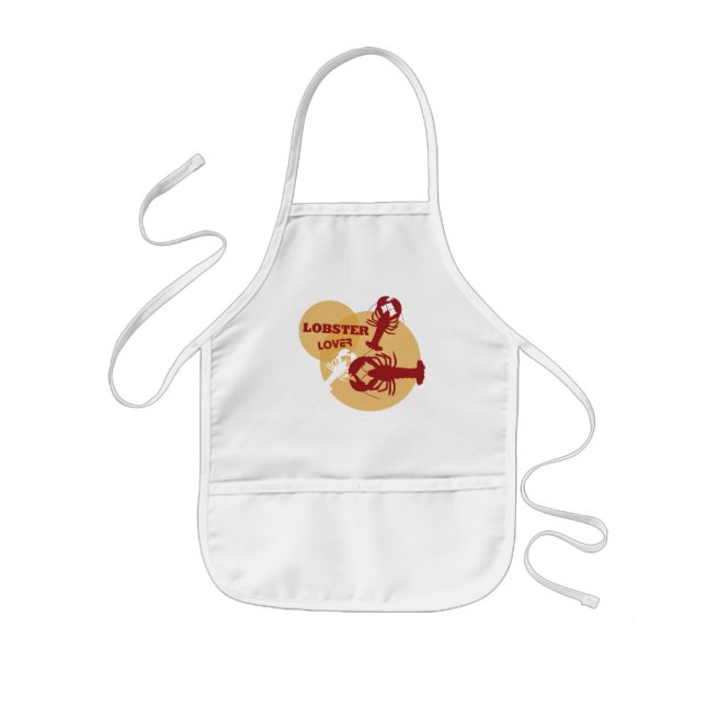 Tablier Enfant Amant de homard (Devant)