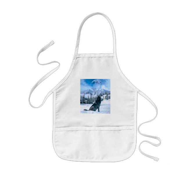 Tablier Enfant Appel de loup (Devant)