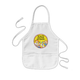 Tablier Enfant Apron Children Zeevie et Friends for Hanoukka Y