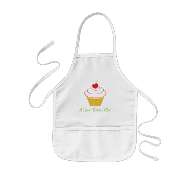 Tablier Enfant Apron de chef personnalisé pour enfants avec cerry (Devant)