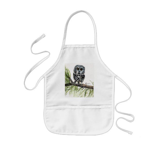 Tablier Enfant Apron de la Chouette de Saw (Devant)