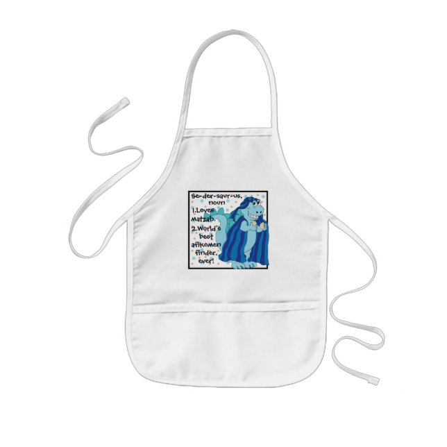 Tablier Enfant Apron des enfants de Pâques Sedersaurus Dinosaur (Devant)
