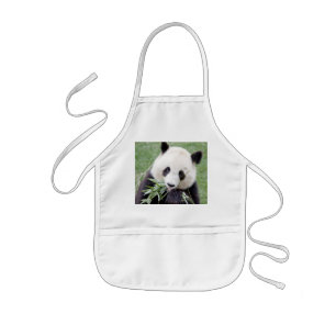Tablier Enfant Apron Photo panda géant, animaux 0085.