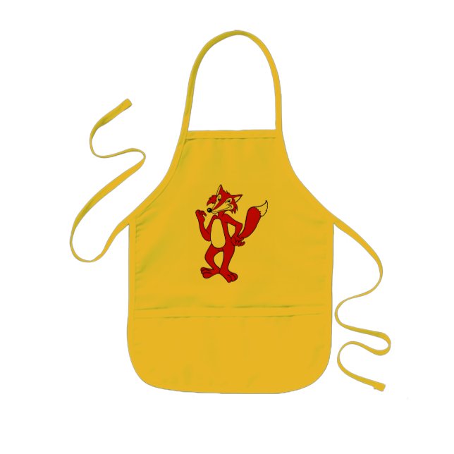 Tablier Enfant Apron Red Fox (Devant)