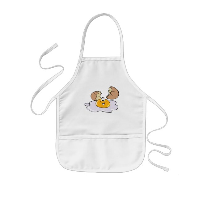 Tablier Enfant Apron vais girl children egg fried cook kitchen (Devant)