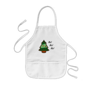 Tablier Enfant Arbre de Noël funky