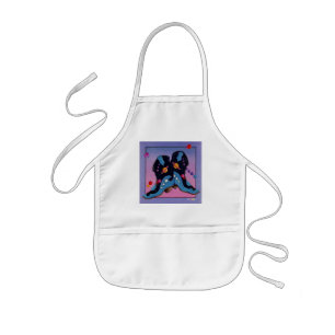 Tablier Enfant Baby Bib - Bottes de Cowboy de minuit