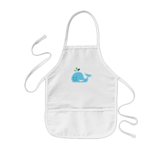Tablier Enfant Baleine de bébé (Devant)