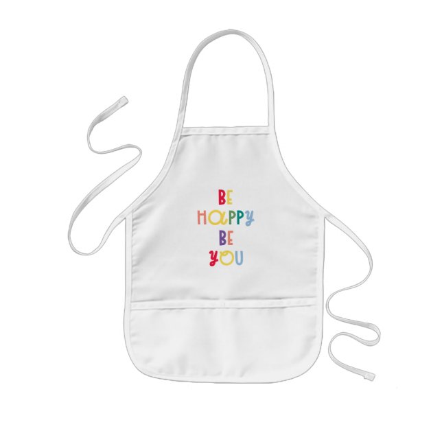 Tablier Enfant Be Happy Be You (Devant)