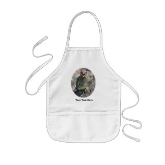Tablier Enfant Bébé Cèdre cire Oiseau animal