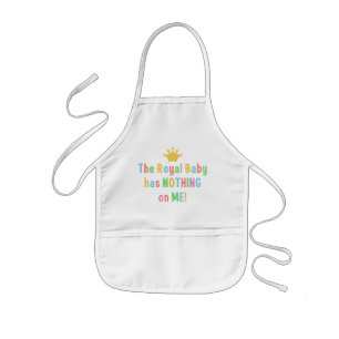 Tablier Enfant Bidon Royal Baby