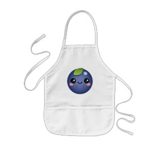Tablier Enfant Blueberry de Kawaii