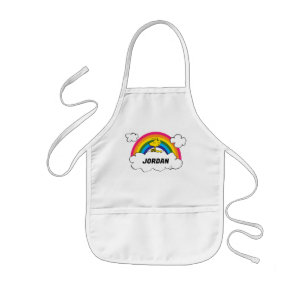 Tablier Enfant Bois d'arachides personnalisées Ajouter Votre No