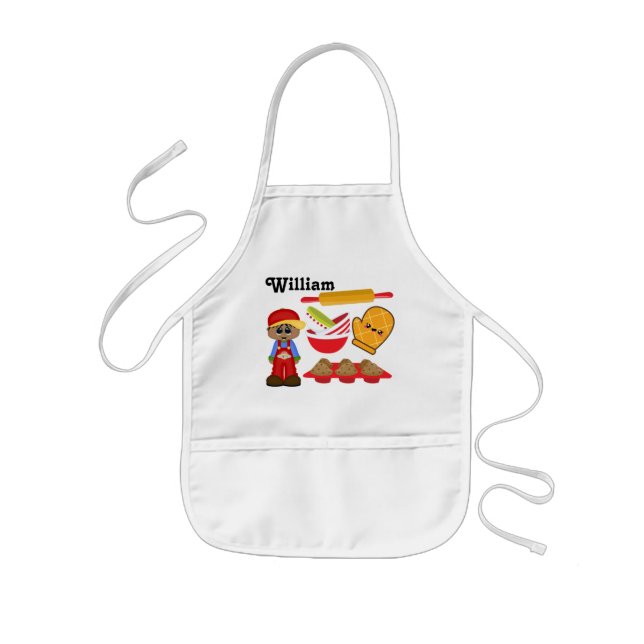 Tablier Enfant Boulangerie Personnalisée (Devant)