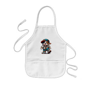 Tablier Enfant Bouledogue de style de rue 