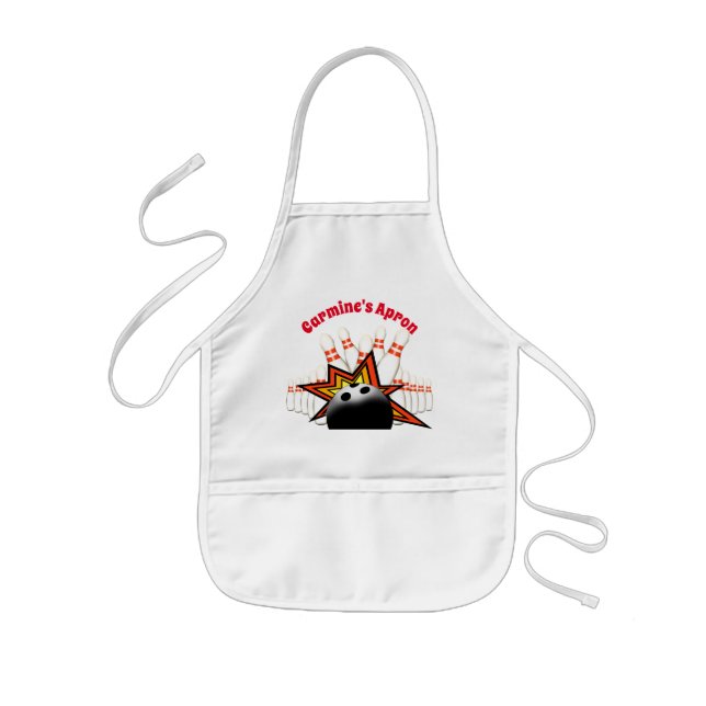 Tablier Enfant Bowling Apron pour enfants (Devant)