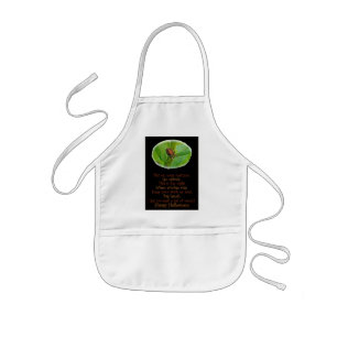 Tablier Enfant Brown Orange Araneus Halloween Apron