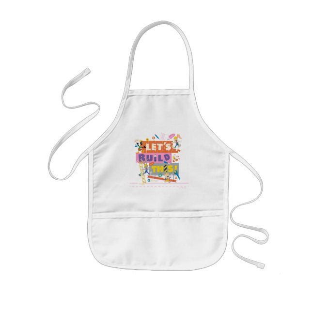 Tablier Enfant BUGS BUNNY BUILDERS™| "Construisons ceci" Chantier (Devant)