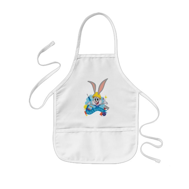 Tablier Enfant BUGS BUNNY BUILDERS™| Graphisme du personnage de B (Devant)