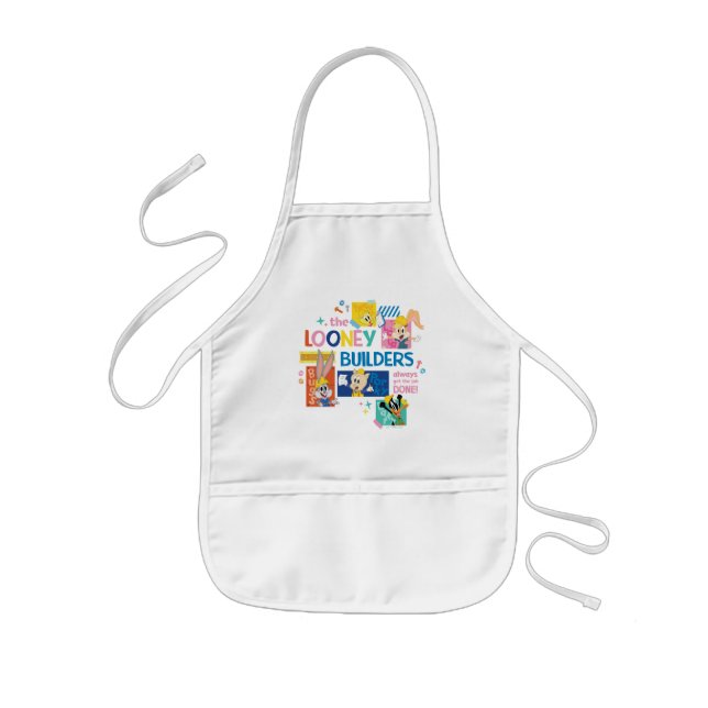 Tablier Enfant BUGS BUNNY BUILDERS™| Le Collage des Looney Builde (Devant)
