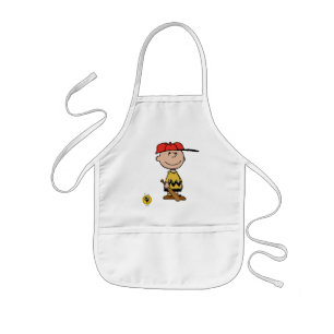 Tablier Enfant cacahuètes Charlie Brown Baseball Smile