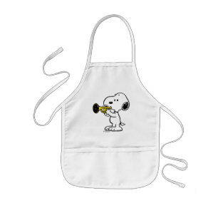 Tablier Enfant cacahuètes Joueur de trompette Snoopy