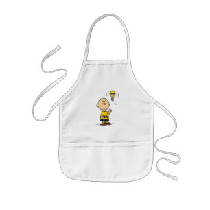 Tablier Enfant cacahuètes L'idée de l'ampoule de Charlie Brown