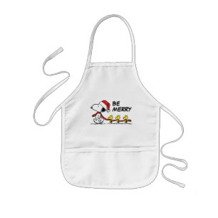 Tablier Enfant cacahuètes   Snoopy & Friends Winter Scarf